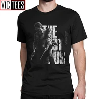 vintage the last of us ellie and joel t shirt for men cotton tshirt fireflies tlou video game oversized