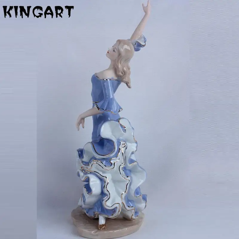 Статуэтки для украшения фарфоровая статуэтка балерины фламинго Скандинавская