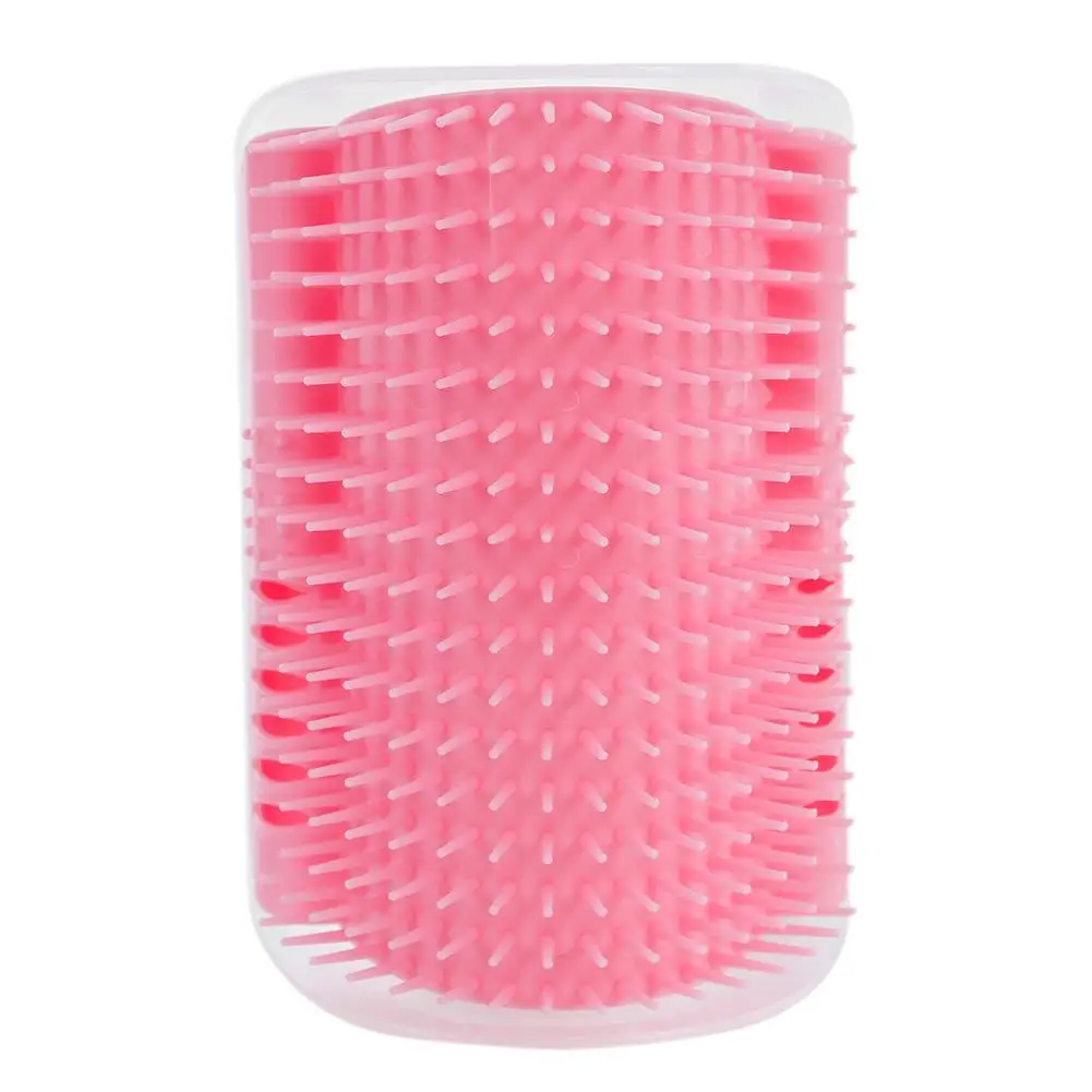 

Cat Self Groomer Brush Pet Grooming Supplies Hair Removal Comb Kitten Wall Corner Massage Comb with Tickling Comb Cat Scratcher