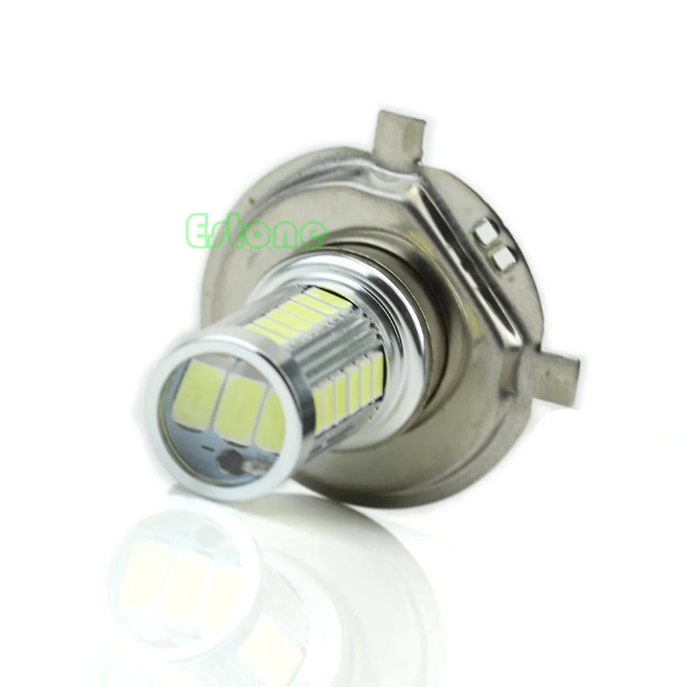 

2022 New 12V Super Bright H4 33-LED SMD White Car Fog Light Headlight Driving Lamp Bulb