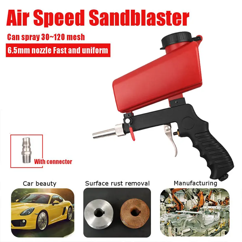 Пескоструйный пистолет Портативный Аппарат устройство для удаления ржавчины