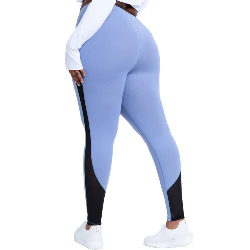 

Fitness Trousers Peach Pants Large Size Running Hips High Waist Abdomen Elastic Sports Leggings Yoga Pants Women