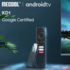 ТВ-приставка Mecool KD1, ТВ-приставка Amlogic S905Y2, Android 10, 2 ГБ, 16 Гб, поддержка сертифицированного Google голоса, 1080P, 4K, 2,4G и 5G, Wi-Fi, BT, ТВ-ключ