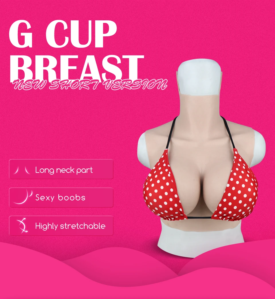 Breasts Silicone Large Breast Fake Boobs G Cup for Transgender Shemale Pechos Crossdresser Forms Drag Queen Cosplay Men To Women