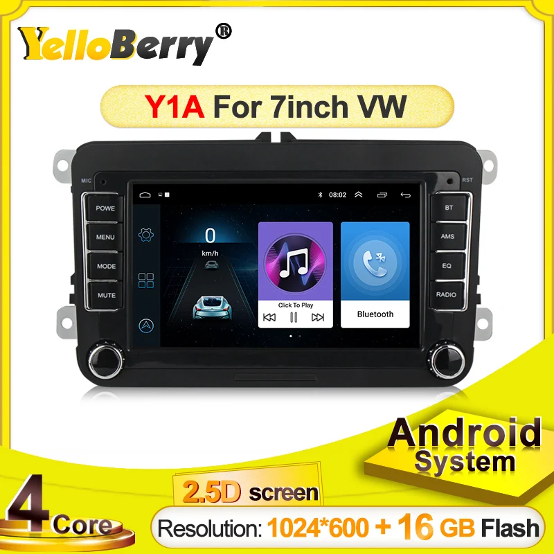 Автомобильный радиоприемник на Android для VW Volkswagen Octavia Golf Skoda Polo Tiguan Passat b7 b6 SEAT leon