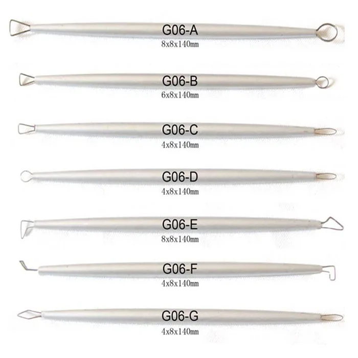 Инструмент для работы с полимерной глиной профессиональная керамическая Лепка