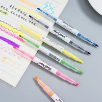 candy color soft tip highlighter light color kawaii marker pen diy photo album journal fluorescent pen student stationery