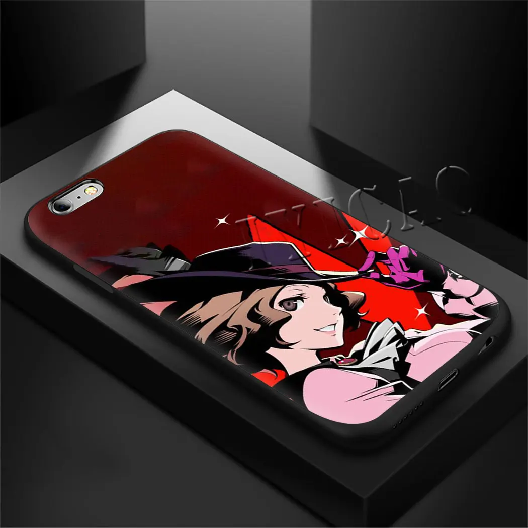 Персона 5 Джокер Мягкий силиконовый чехол для телефона iPhone 6 7 8 11 5S 6s Plus X XS XR Max Pro |