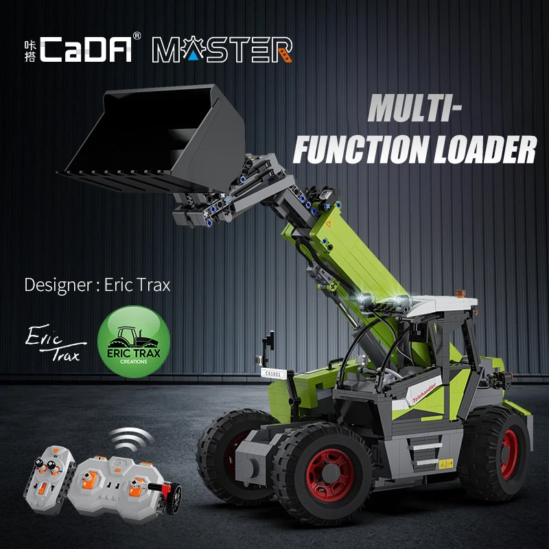 Online Multi Funktion Loader Elektrische Fernbedienung High Tech Bausteine Ziegel Spielzeug Geburtstag Geschenk 61051 Engineering Series