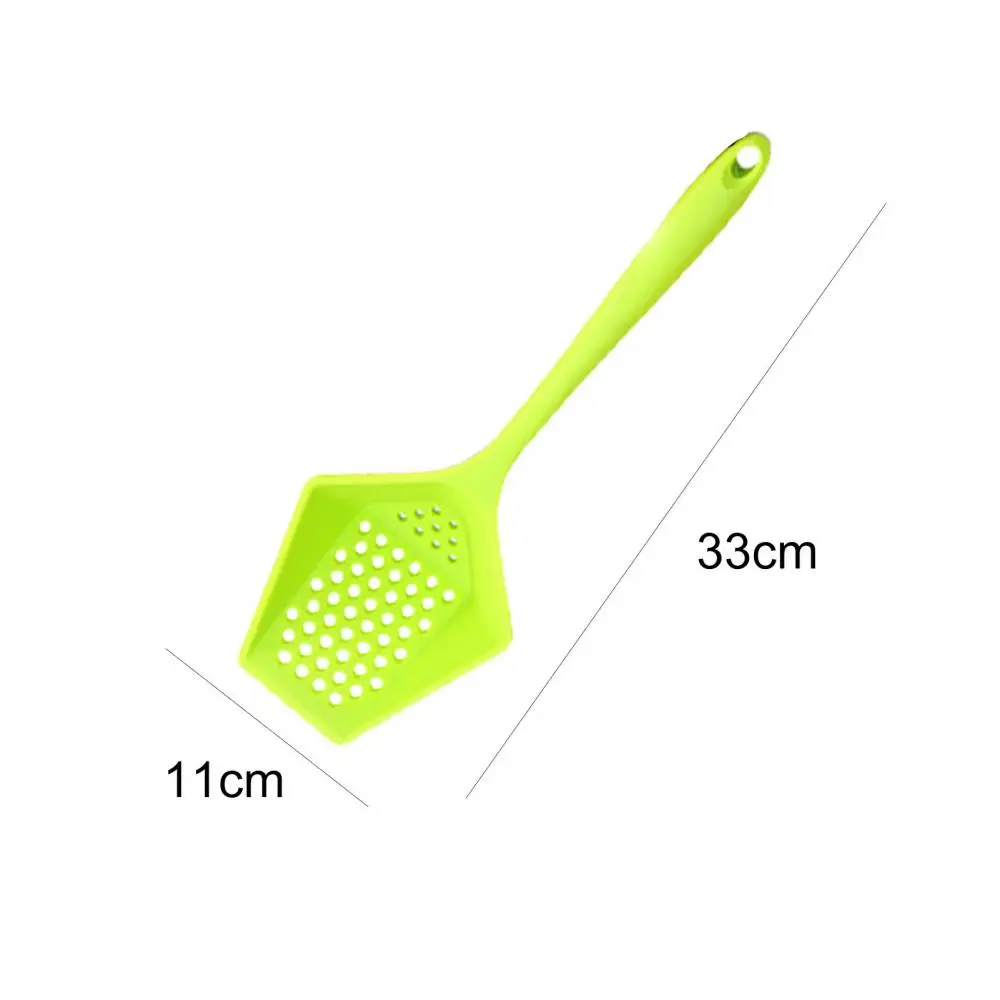

Noodles Vegetable Cooking Shovel Silicone Spoon Colander Strainer Kitchen Tool