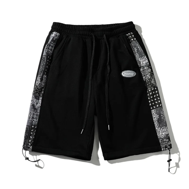 

2021 Summer Shorts Mens Casual Sportswear Cotton Cargo Pants Fashion Patchwork Loose Multi Pocket Sweatpants Men S-5XL