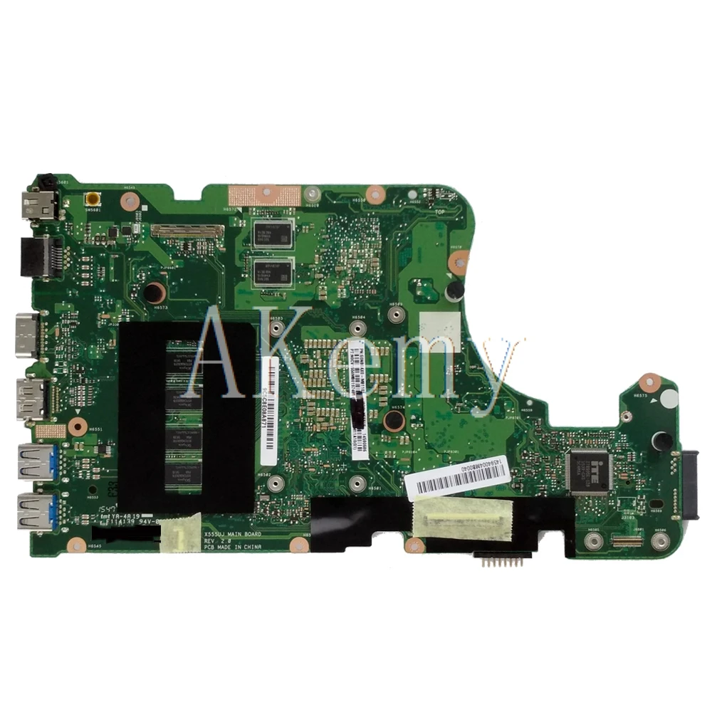 

X555UF Motherboard i7-4GB RAM For ASUS X555U F555U X555UJ X555UB laptop Motherboard X555UF Mainboard X555UF Motherboard test ok