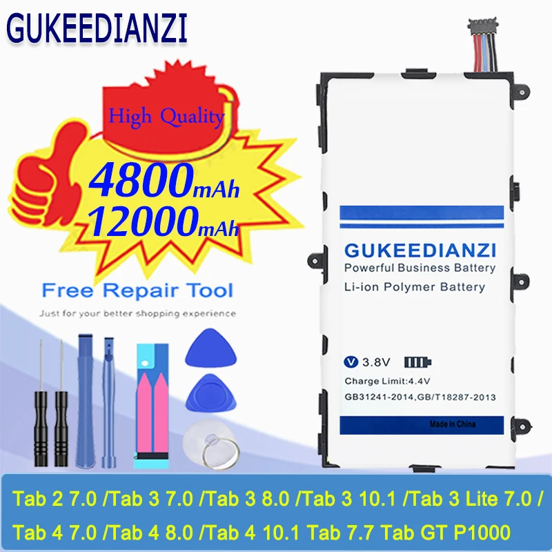 Аккумулятор для планшета Samsung Galaxy tab2 tab3 lite tab4 Tab 2 3 4 7 0 8 10 1 SM T210 T211 T310 T311 T530 T531 P3100 P5200