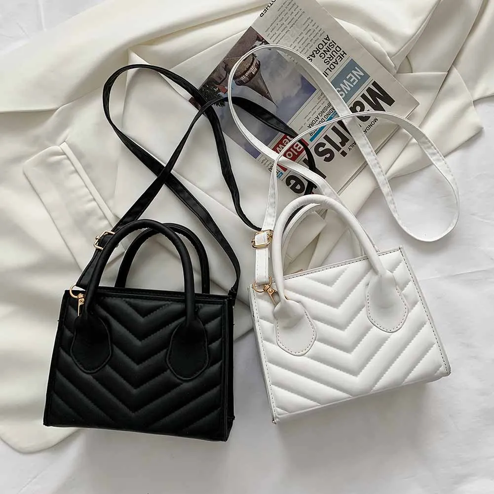 

Retro PU Leather Mini Crossbody Bags for Women New Fashion Embroidery Small Top-handle Handbags Female Pure Color Shoulder Bags