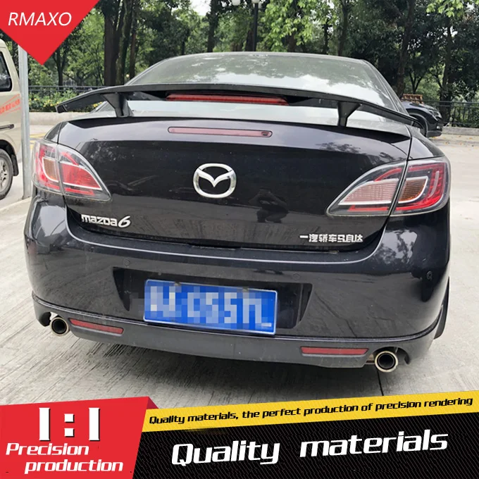 Спойлер для Mazda 6 2006 2013 высококачественный спойлер из АБС материала заднее крыло