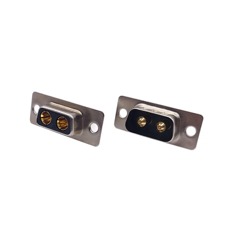 1 шт. 2W2 2V2 30A 2-контактный позолоченный Штекерный гнездовой разъем адаптер
