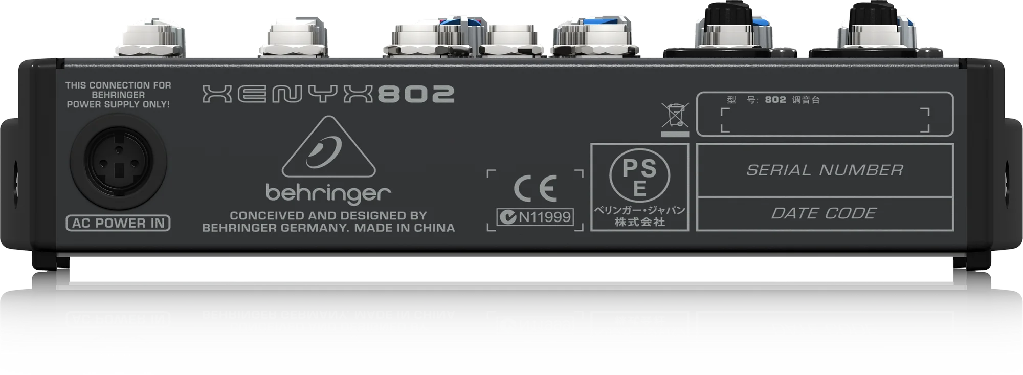 Behringer XENYx 802 Премиум 8-вход 2-шиповый Миксер с микрофоном XENYX предусилители и