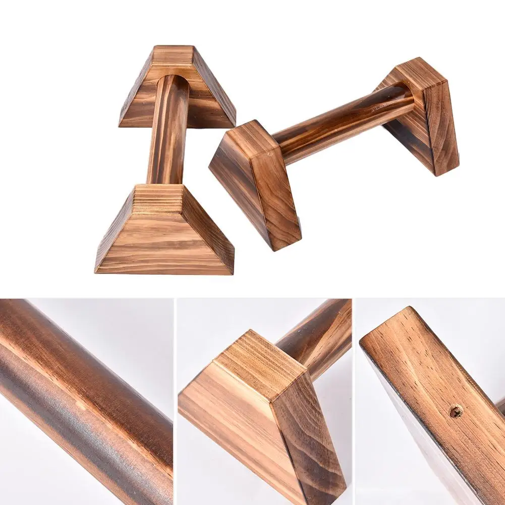 

1Pair Anti-slip 25/50cm Four-Corner Push-Up Bracket Fitness Russian Style Stretch Stand Single/Double Bar Calisthenics Handstand
