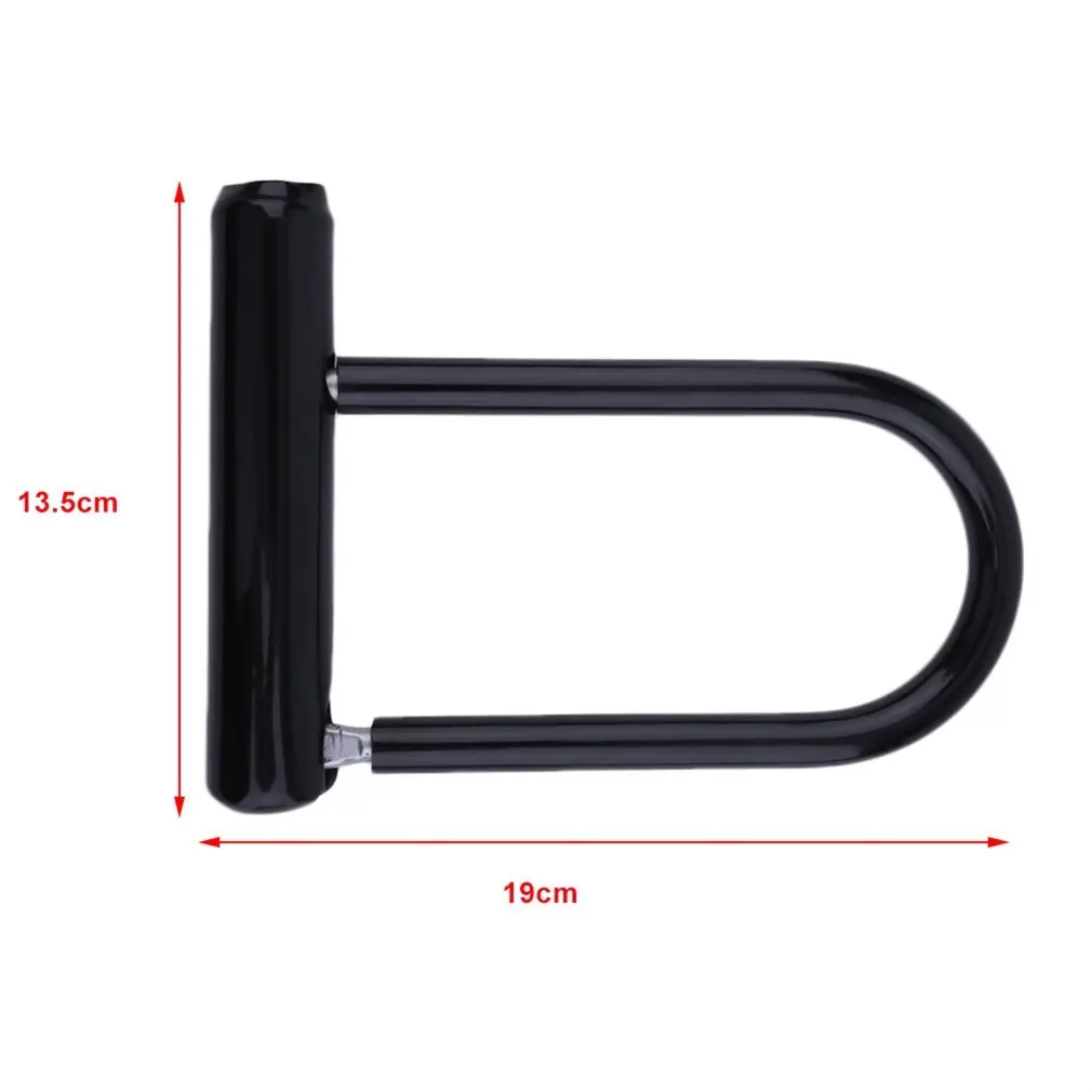 

Universal Bike Bicycle Steel Anti Theft Bicycle Perfect Security U Lock Cycling Safety Accessories With Mounting Bracket Keys