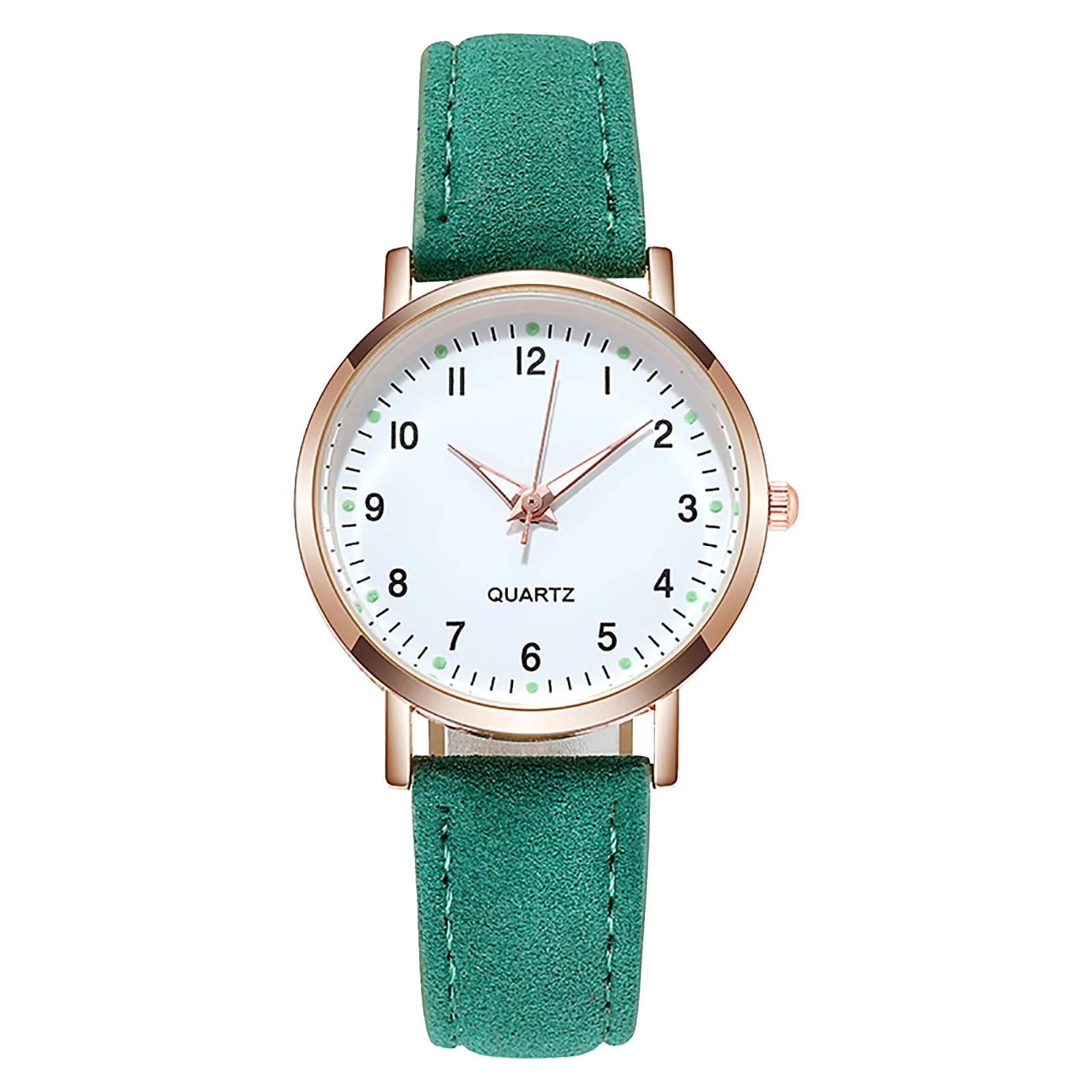 

Ladies Diamond-Studded Luminous Retro Female Watch Belt Quartz Watch