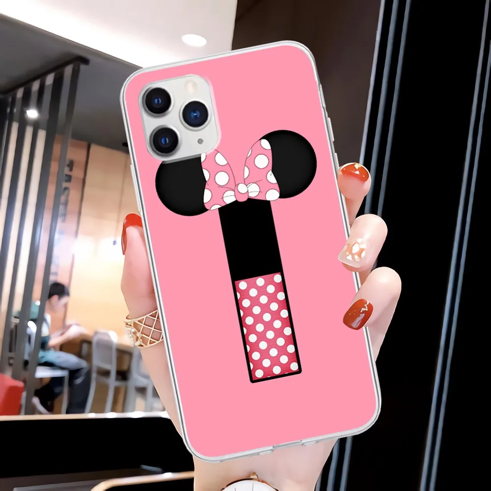 

Letters With Bows Transparent Mobile Phone Case For Samsung Galaxy A21S A71 S8 S9 S10 Plus Lite S20 Note 20 Ultra Clear Cover