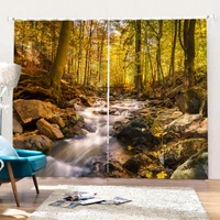 forest waterfall print tapestry beach landscape wall hippie tapestries polyester fabric home decor rug carpet blanket