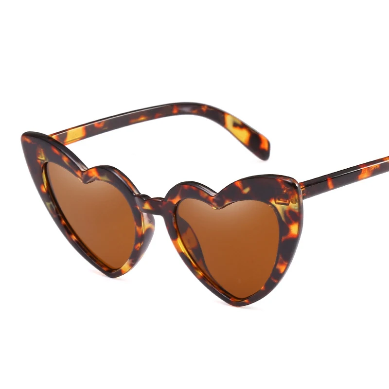 Солнцезащитные очки в форме сердца для женщин брендовые дизайнерские аксессуары
