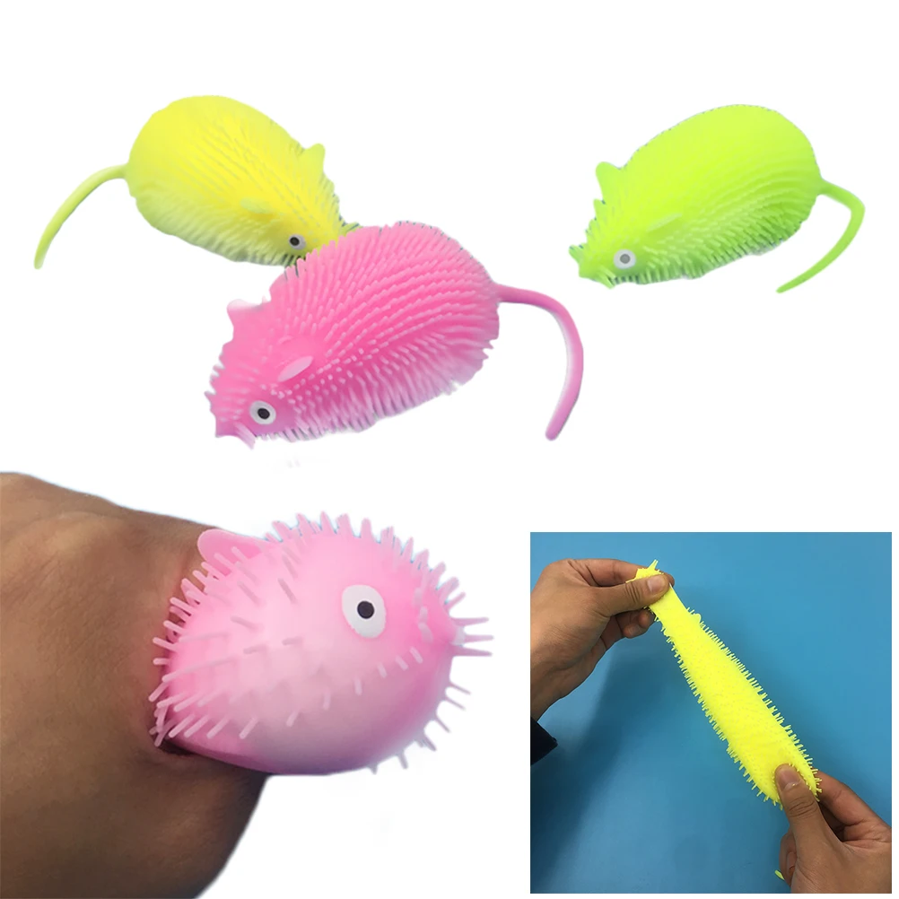 2 шт. игрушка с мышкой медленно восстанавливающая форму антистресс сетка мягкая