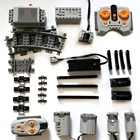 Высокотехнологичный мотор с функцией мощности и дистанционным управлением для 10254 года, строительные блоки для рождественского и зимнего праздничного поезда, игрушки