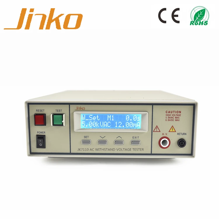 

Высокоэффективный тестер электробезопасности JK7110, тестер выдерживания напряжения переменного тока