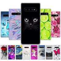 for samsung galaxy s10 case s10plus cases silicone tpu cover phone s10 e case on for samsung s10 plus g975f s 10 sm g973f covers