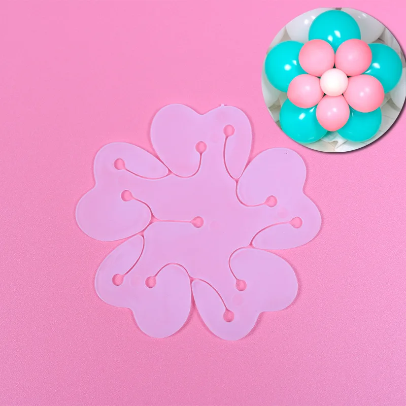 Новинка аксессуары для украшения воздушных шаров в виде цветка зажим форме сливы