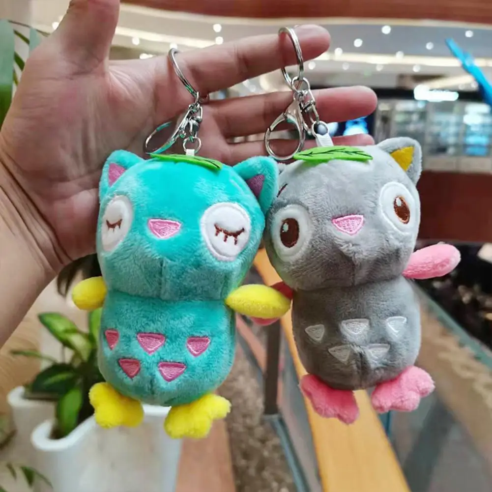 

Owl Pendant Easy to Clean Durable Anti-pilling Pendant Accessories Owl Keychain