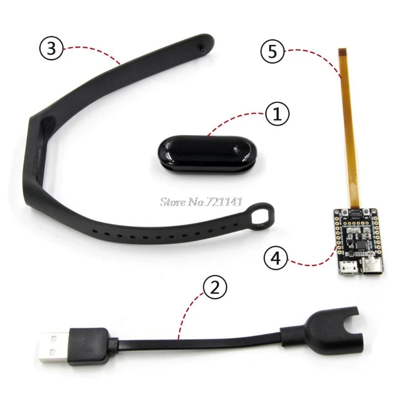 T-Wristband DIY программируемый умный Браслет ESP32-PICO-D4 основной чип 0 96 дюймов IPS экран