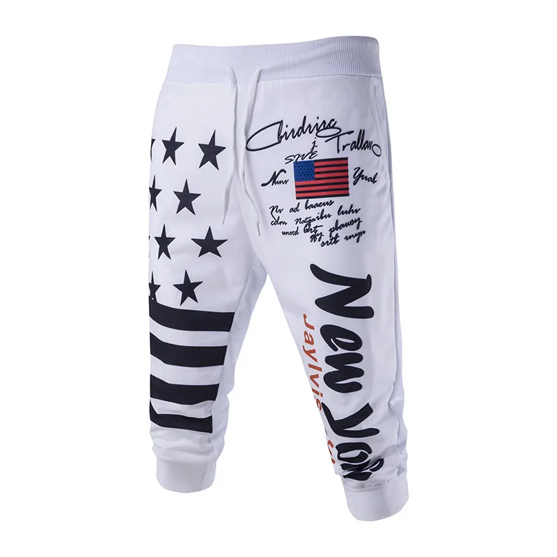 New Men's American Flag Print Fashion Casual Shorts | Мужская одежда