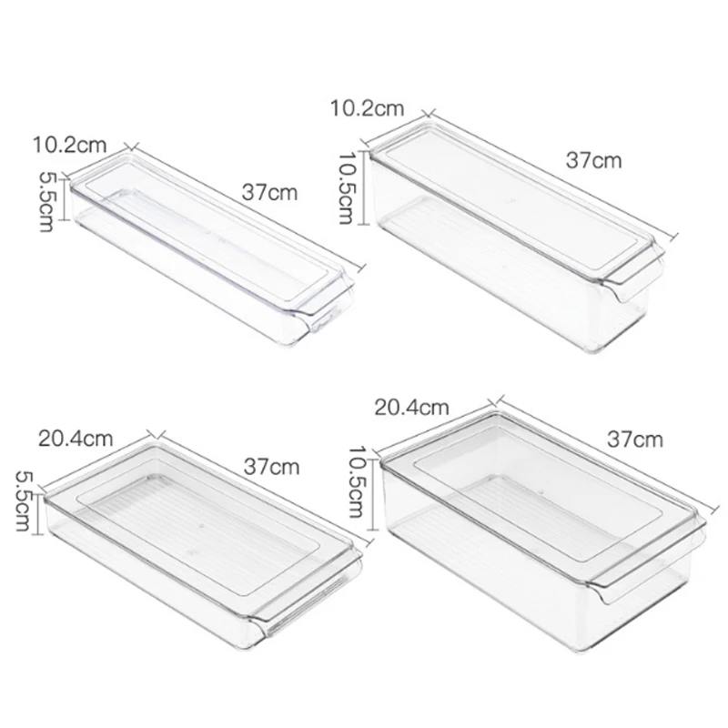 

Rack Fruits Vegetables Snack Boxe Refrigerator Organizer Drawer Basket Refrigerator Pull-Out Drawers Fresh Spacer Layer Storage