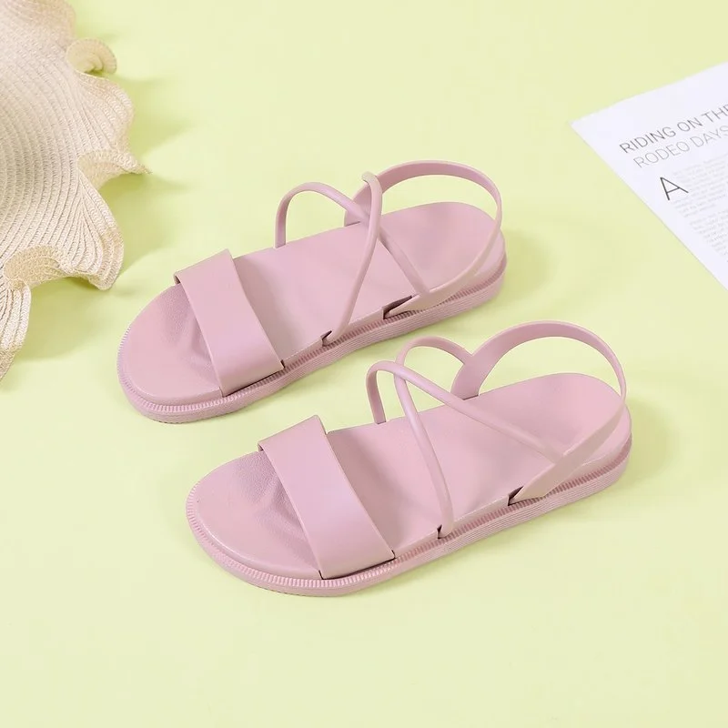 

Сандалии женские универсальные с открытым носком, босоножки на платформе, удобная обувь для отдыха, с круглым носком, лето, 2021