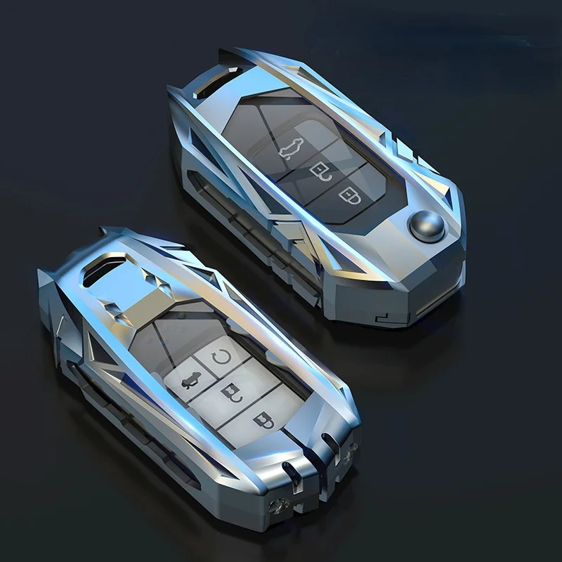 

1X Armor Car Key Cover Case For Honda Hrv Civic Accord CR-V Fit ODYSSEY CITY BREEZE AVANCIER CRIDER VEZEL Protective shell