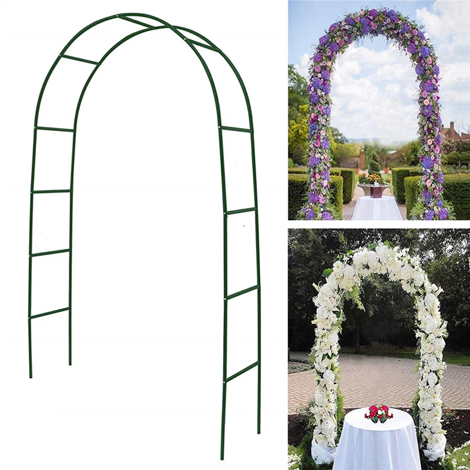 AULAYSED 7,9 'металлическая Арка свадебная АРКА Сад Свадебные вечерние садовая беседка s садовая беседка для вьющиеся растения