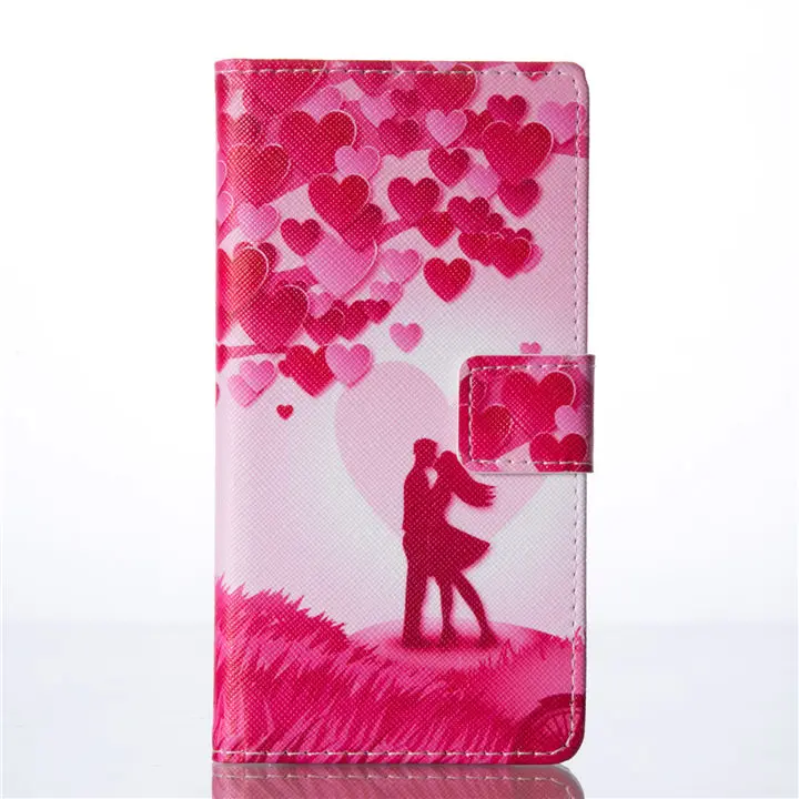 Love Lovers DEEVOLPO милый кожаный чехол для huawei P9 P8 Lite P9Lite чехол Красивая Мандала колокольчики кошелек откидная крышка сумка DP03E - Цвет: Love Lovers
