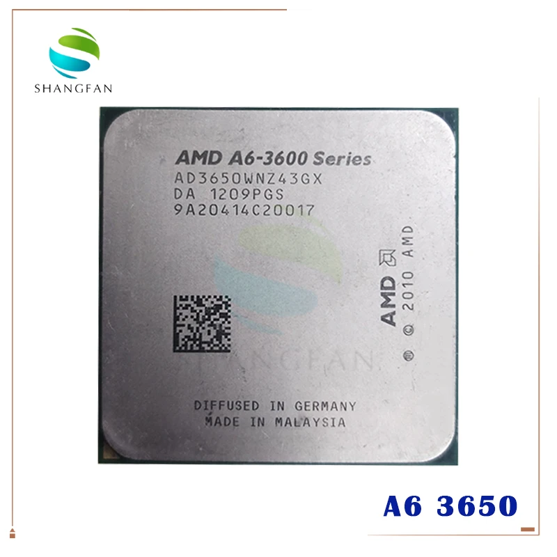 AMD A6 3600 3650 2 6 ГГц 100 Вт Quad Core Процессор процессор AD3650WNZ43GX гнездо FM1/ 905pin|cpu processor|socket