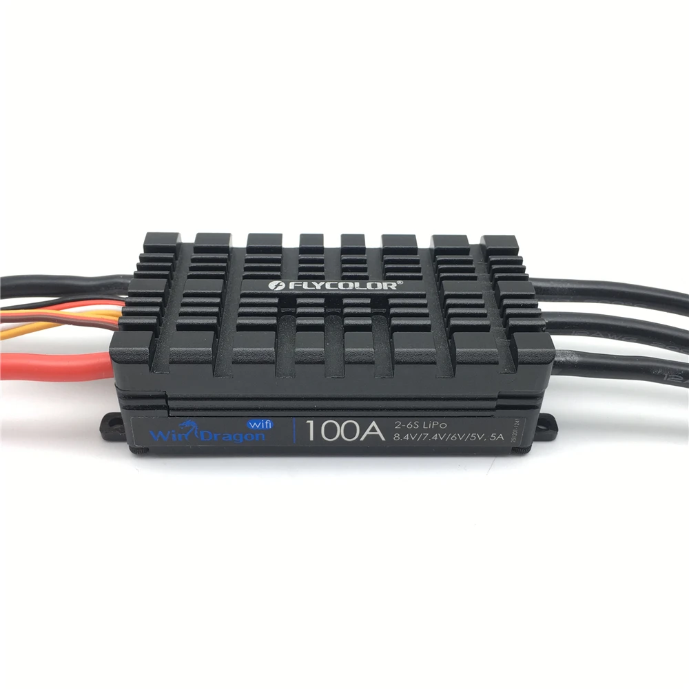 1 шт. Flycolor WinDragon ESC 100A двусторонняя функция обратного хода 2-6s регулируемый выход BEC