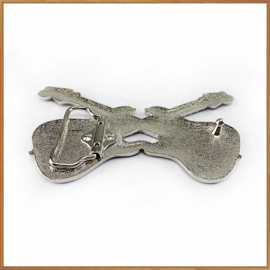 С пряжкой Клубные цинковый сплав двойной гитары джинсов в подарок ковбойском