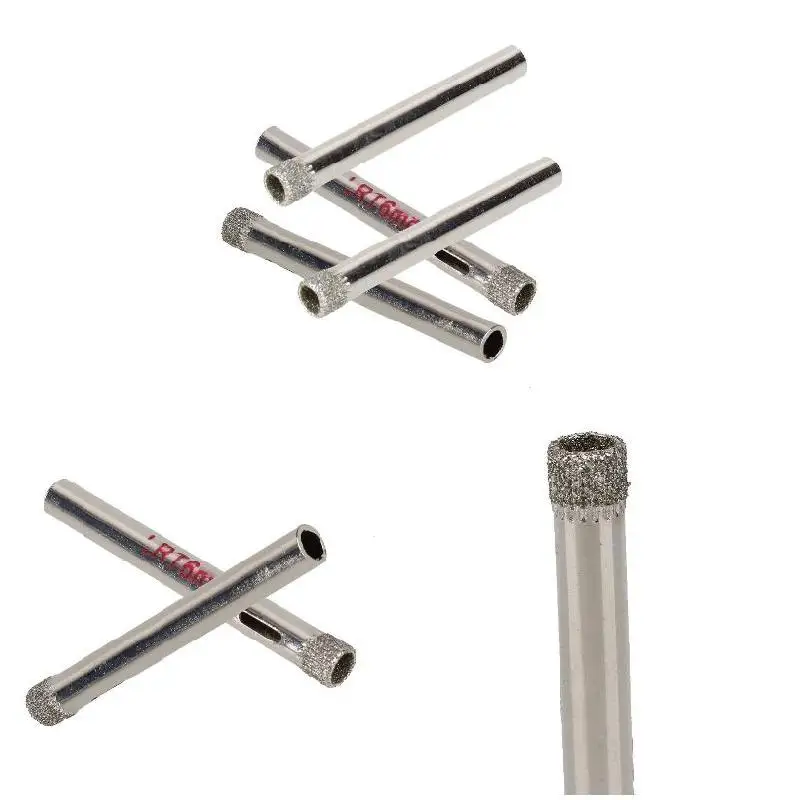 10 шт. 6 мм сверло с алмазным покрытием для плитки керамики стекла пилы отверстий