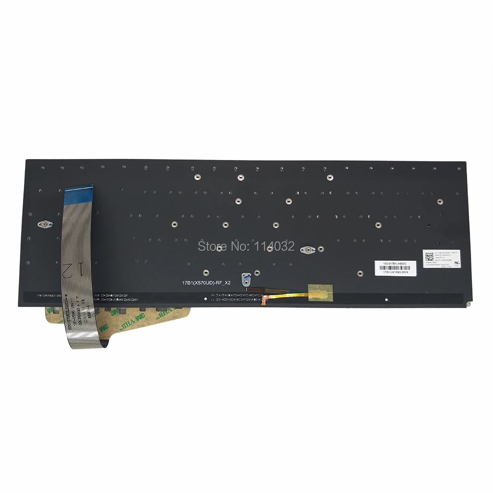 Сменные клавиатуры с подсветкой для ASUS X570 FX570UD NX580V YX570 YX 570 DD UD ZD BR Бразильский
