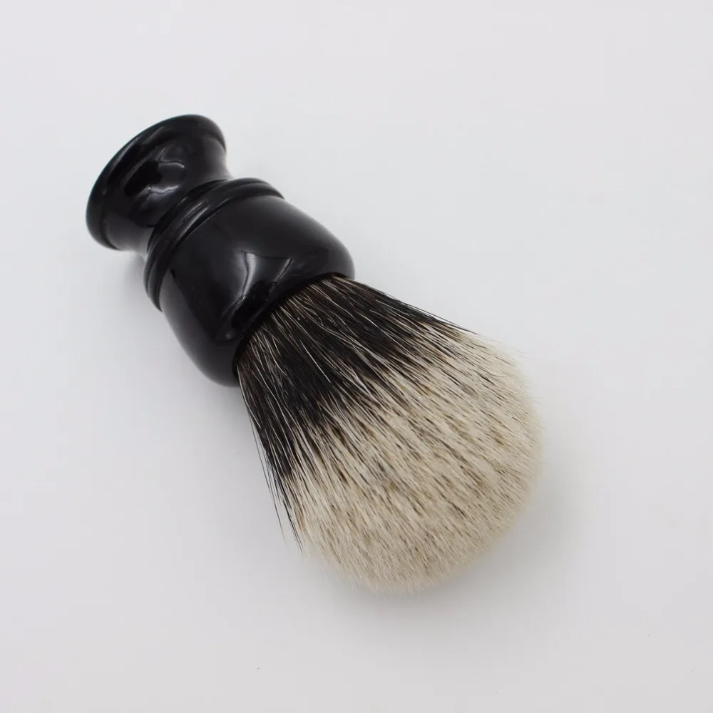 VIGSHAVING черный каучуковая рукоятка лучший Барсучий ворс щетка для бритья|shaving