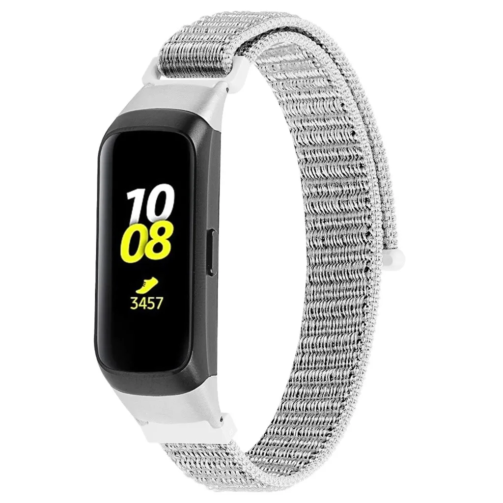 Замена нейлоновый спортивный бесшовный ремешок для наручных часов samsung Galaxy