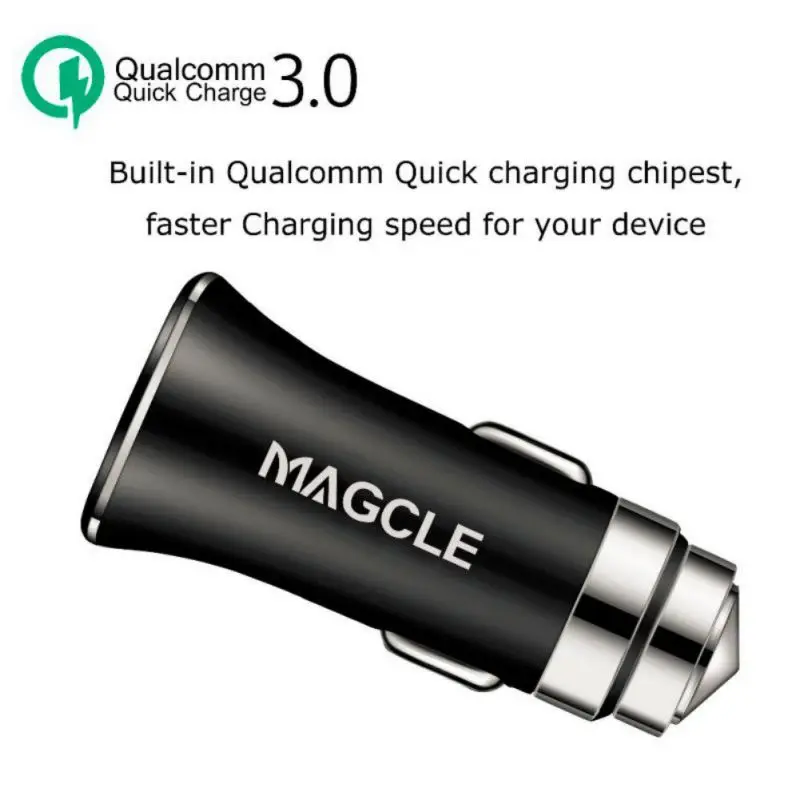 12 В Автомобильное зарядное устройство Быстрая зарядка Qc3.0 5 9 2a Usb адаптер для