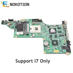 NOKOTION 630278-001 592816-001 615278-001 для HP DV6-3000 материнская плата для ноутбука DA0LX6MB6H1 HD5650 1 Гб Поддержка только I7