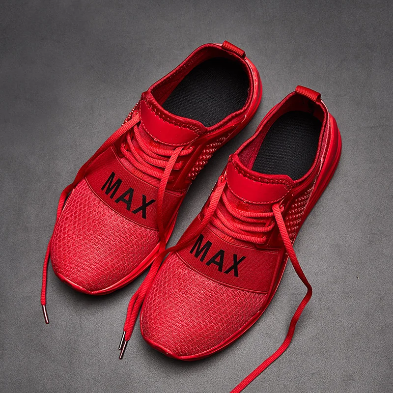 Кроссовки мужские сетчатые без шнуровки дышащие повседневная обувь большие